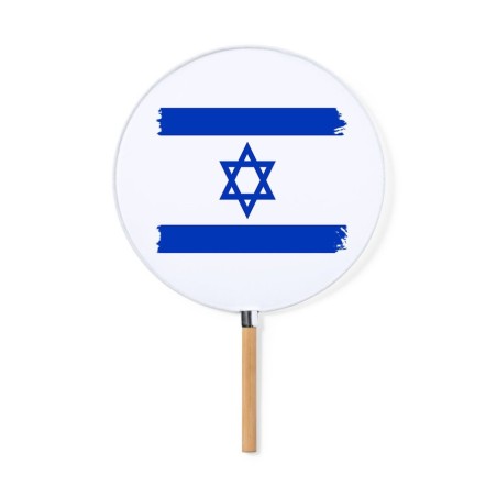 ABANICO ESTILO PAI PAI bandera israel pais gobierno israelí judíos moda primavera verano elegante