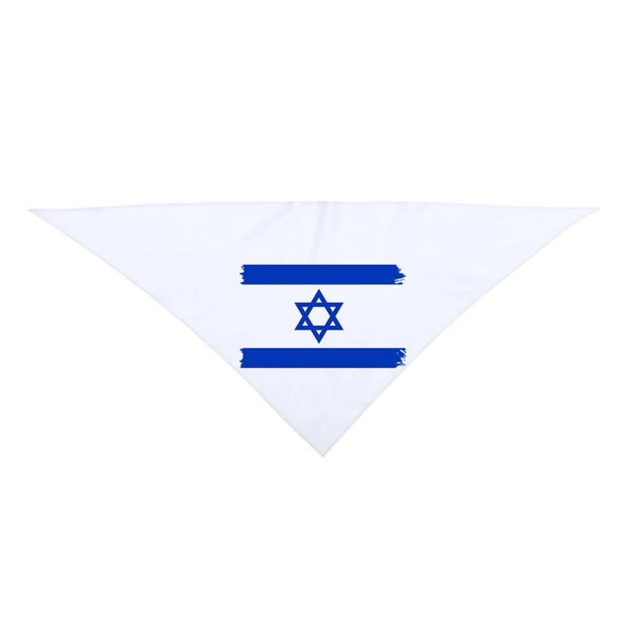 PAÑOLETA TRIANGULAR SUAVE bandera israel pais gobierno israelí judíos moda cuello fiestas