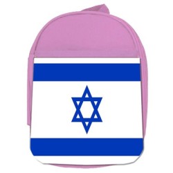 MOCHILA ROSA bandera israel...