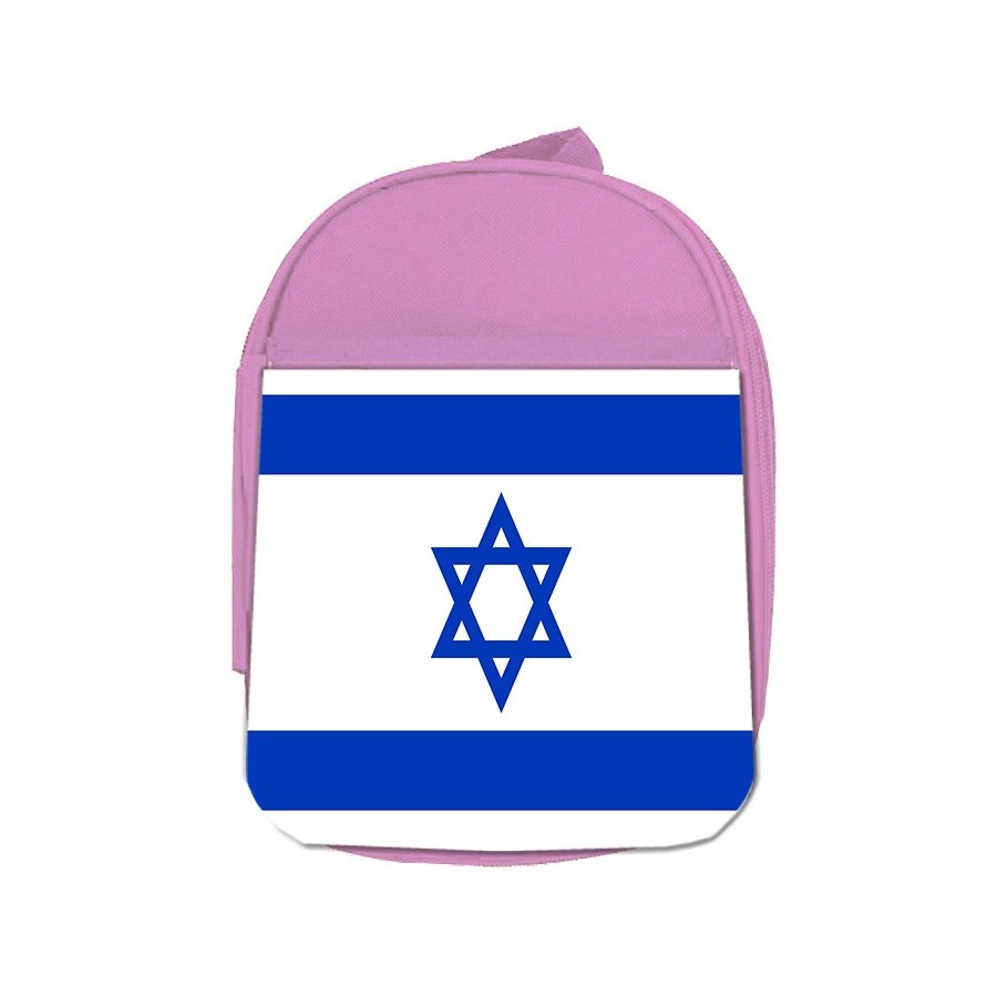 MOCHILA ROSA bandera israel pais gobierno israelí judíos escolar personalizado picnic excursión deporte