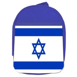 MOCHILA AZUL bandera israel...