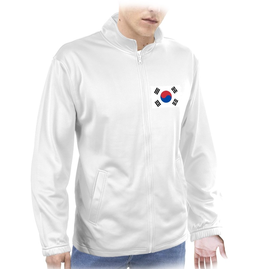 CHAQUETA TECNICA 1 IMPRESION bandera corea del sur pais gobierno coreano  personalizada