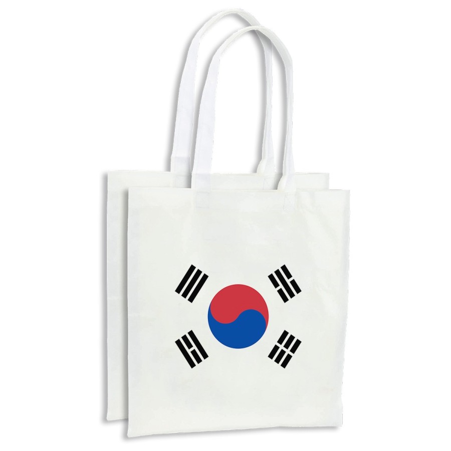 PACK BOLSAS bandera corea del sur pais gobierno coreano cocina compra personalizadas