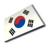 PANEL FOTOGRÁFICO DECORATIVO bandera corea del sur pais gobierno coreano cuadro acabado brillante elegante pared