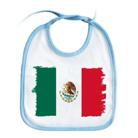 BABERO COLORES bandera mejico pais gobierno mexico personalizado bebe