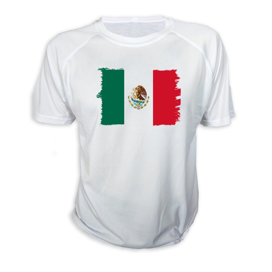 CAMISETA bandera mejico pais gobierno mexico personalizada