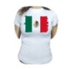 CAMISETA MUJER bandera mejico pais gobierno mexico moda personalizada