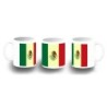 TAZA FOTOLUMINISCENTE bandera mejico pais gobierno mexico BRILLA OSCURIDAD