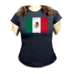 CAMISETA NEGRA MUJER...