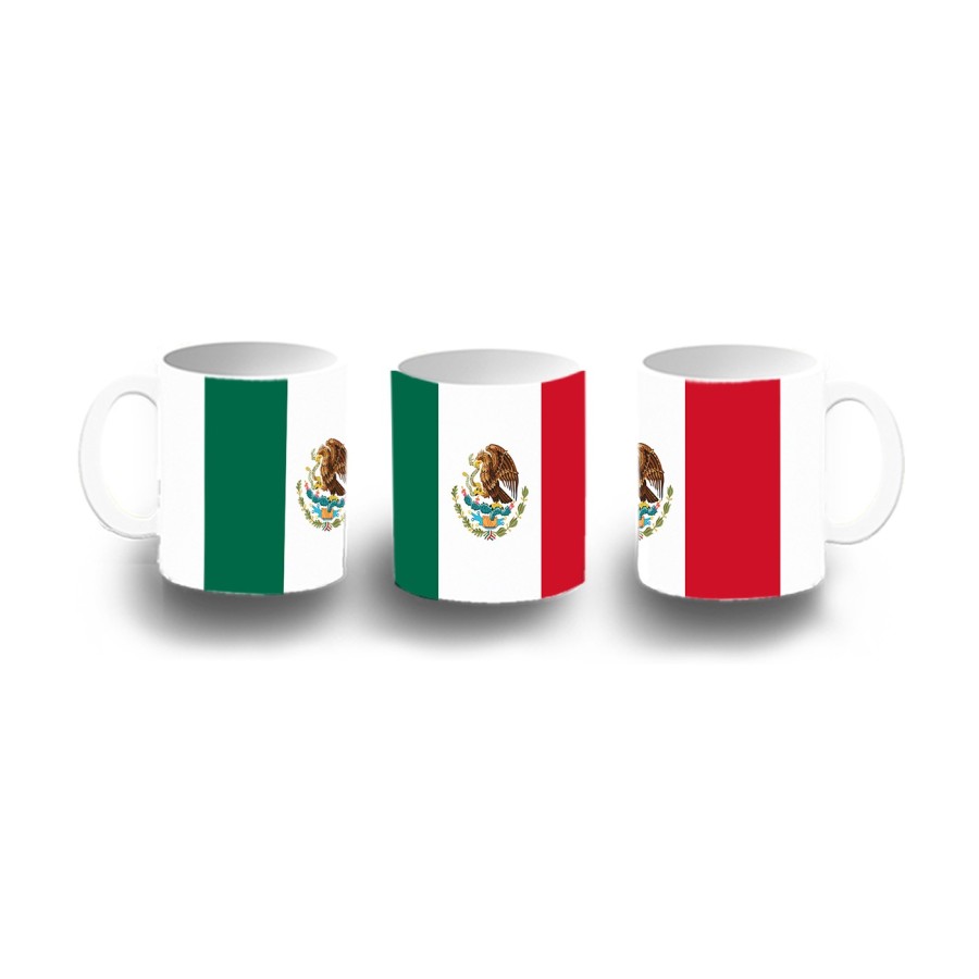 TAZA DE PLASTICO bandera mejico pais gobierno mexico niños personalizada