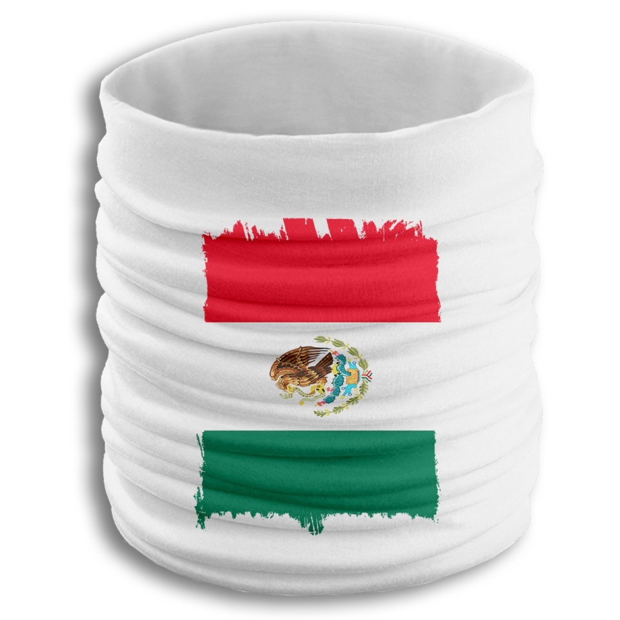 BRAGA ELASTICA SUAVE bandera mejico pais gobierno mexico fresca cuello deporte