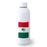 BIDON 500 ML ACERO INOXIDABLE bandera mejico pais gobierno mexico deporte deportivo botella senderismo