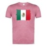 CAMISETA ROJA MEZCLA bandera mejico pais gobierno mexico moda verano tshirt