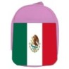 MOCHILA ROSA bandera mejico pais gobierno mexico escolar personalizado picnic excursión deporte