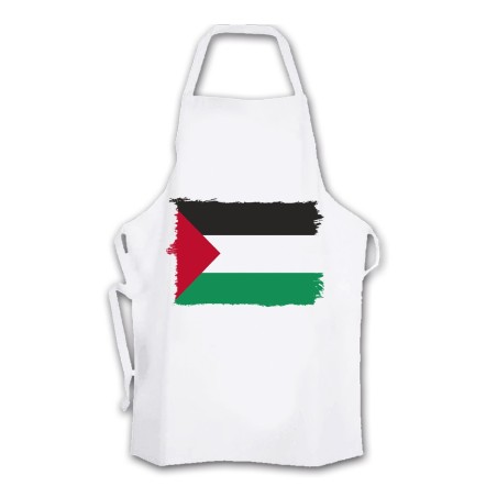 DELANTAL TALLA ADULTO bandera palestina pais gobierno palestino cocina personalizado