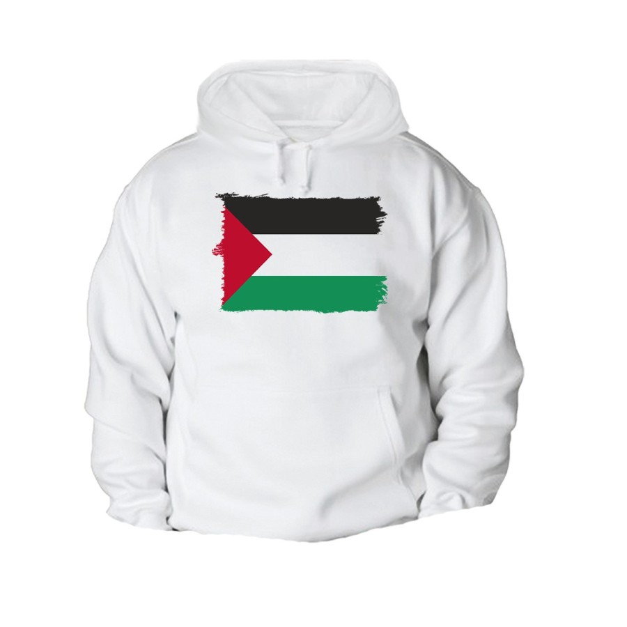 SUDADERA CON CAPUCHA bandera palestina pais gobierno palestino CON BOLSILLOS