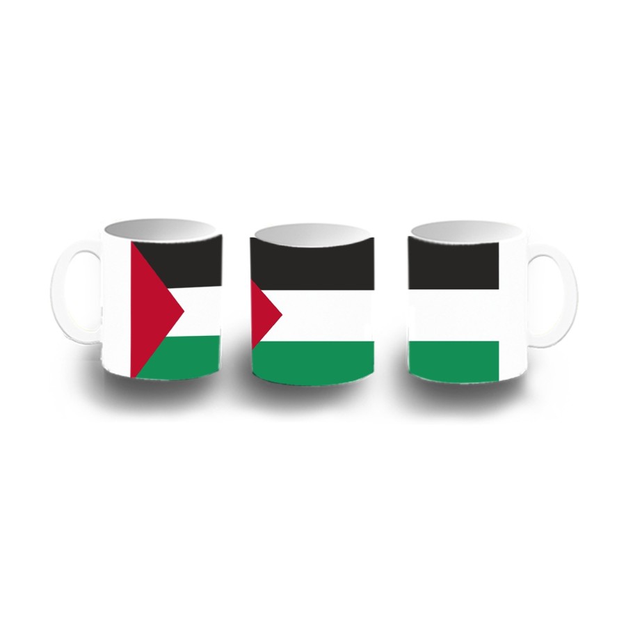 TAZA DE PLASTICO bandera palestina pais gobierno palestino niños personalizada