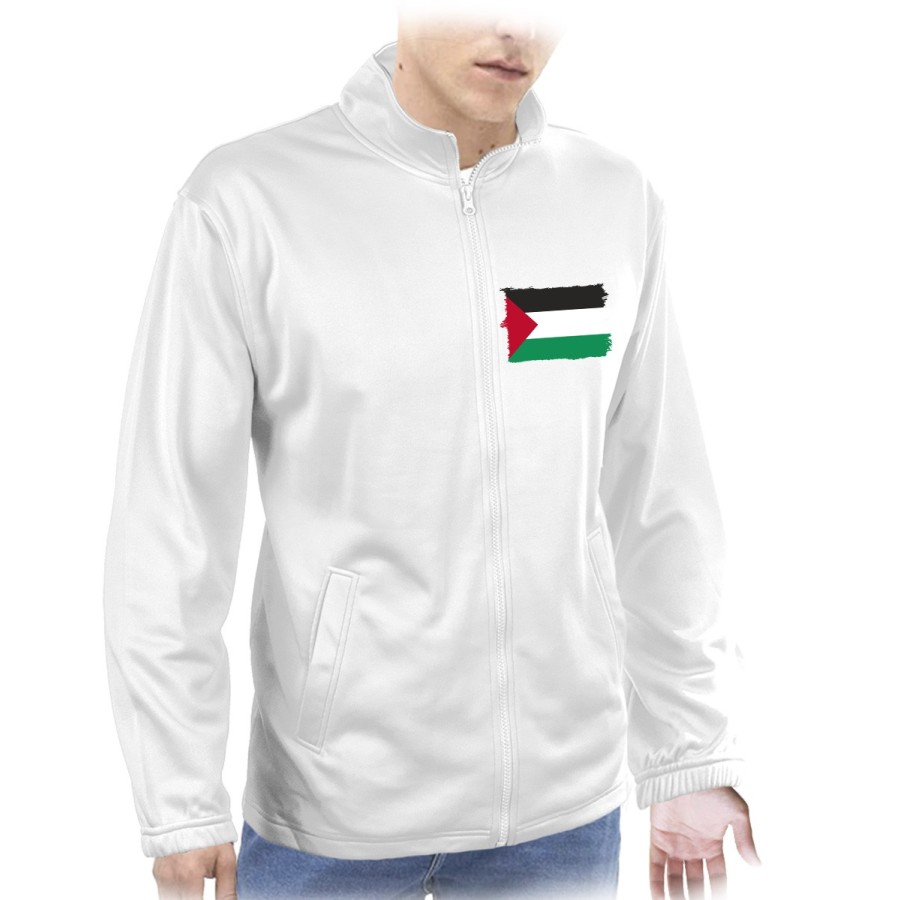 CHAQUETA TECNICA 1 IMPRESION bandera palestina pais gobierno palestino  personalizada