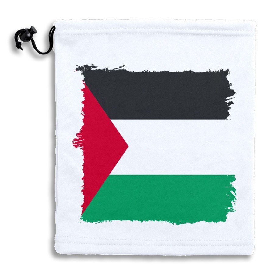 BRAGA GORRO POLAR AJUSTABLE bandera palestina pais gobierno palestino POLIESTER INVIERNO PERSONALIZADA