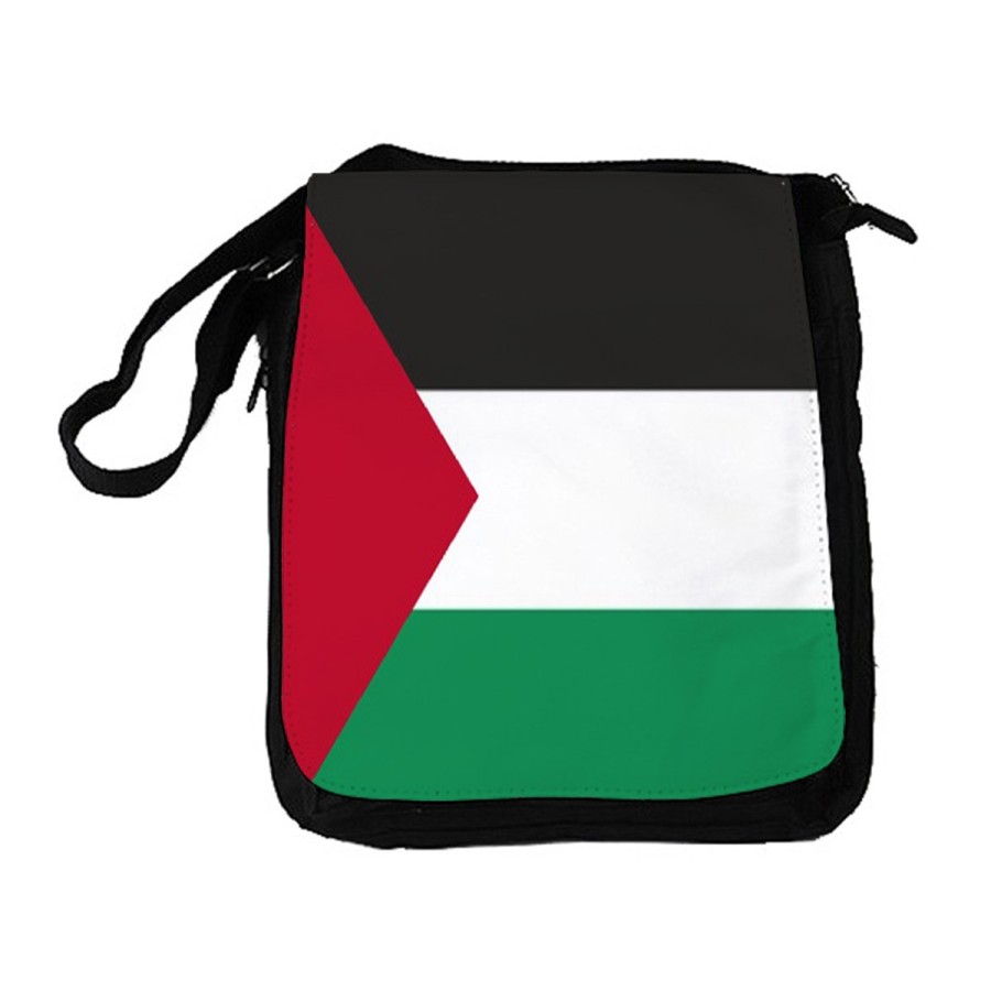 BANDOLERA REPORTERO MEDIANA BOLSO bandera palestina pais gobierno palestino bolsa mochila hombro