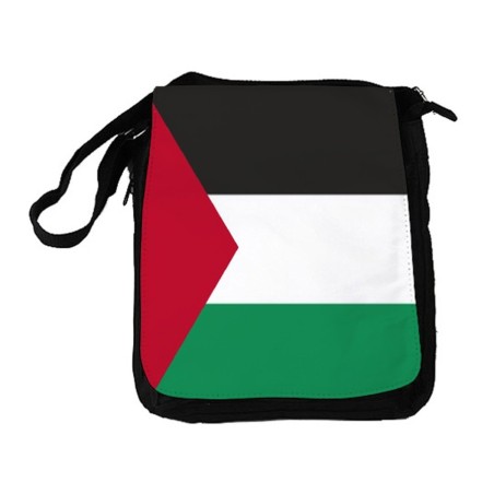 BANDOLERA REPORTERO MEDIANA BOLSO bandera palestina pais gobierno palestino bolsa mochila hombro