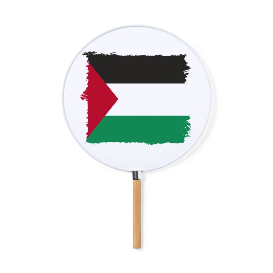 ABANICO ESTILO PAI PAI bandera palestina pais gobierno palestino moda primavera verano elegante