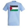 CAMISETA AZUL CIELO bandera palestina pais gobierno palestino moda verano personalizada