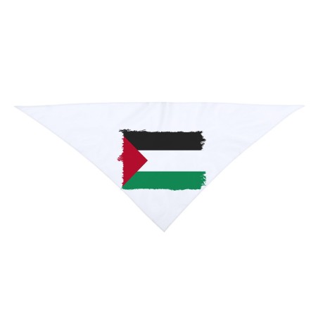 PAÑOLETA TRIANGULAR SUAVE bandera palestina pais gobierno palestino moda cuello fiestas