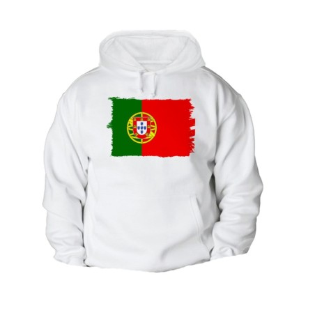 SUDADERA CON CAPUCHA bandera portugal pais gobierno portugués CON BOLSILLOS