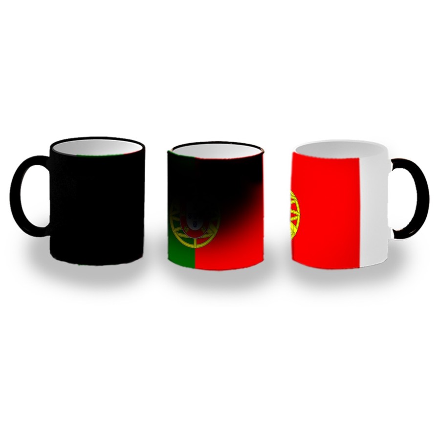 TAZA MÁGICA bandera portugal pais gobierno portugués personalizada