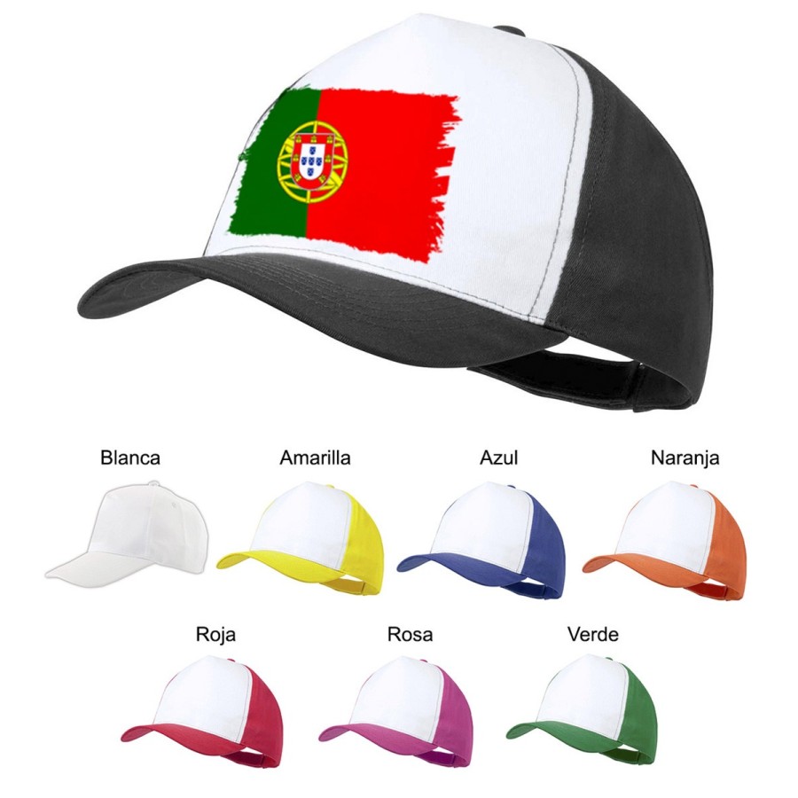 GORRA COLORES bandera portugal pais gobierno portugués color personalizada