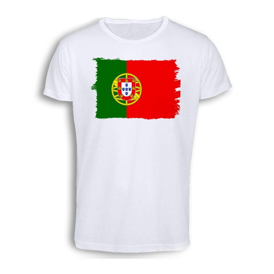 CAMISETA TACTO ALGODÓN bandera portugal pais gobierno portugués cómoda personalizada