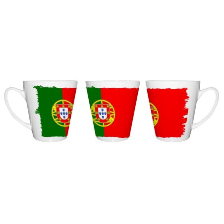 TAZA CÓNICA bandera portugal pais gobierno portugués conica personalizada