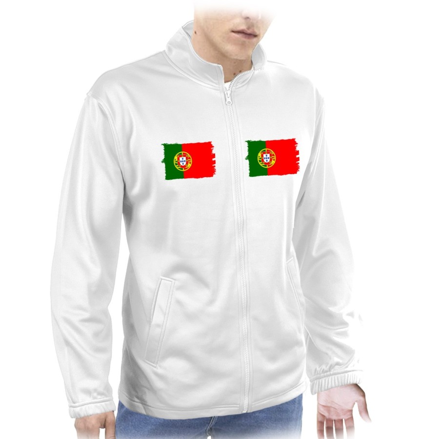 CHAQUETA TECNICA 2 IMPRESIONES bandera portugal pais gobierno portugués  personalizada