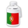 BIDON CRISTAL CON FUNDA SOFT SHELL bandera portugal pais gobierno portugués tapon seguridad botella