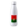 BIDON 700 ML ACERO INOXIDABLE bandera portugal pais gobierno portugués tapon seguridad botella