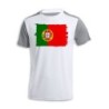 CAMISETA DISEÑO BICOLOR bandera portugal pais gobierno portugués personalizada