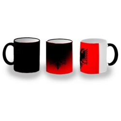 TAZA MÁGICA bandera albania...