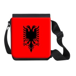 BANDOLERA PEQUEÑA bandera albania pais gobierno albanés bolso personalizada