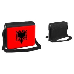 BANDOLERA GRANDE bandera albania pais gobierno albanés funda portatil