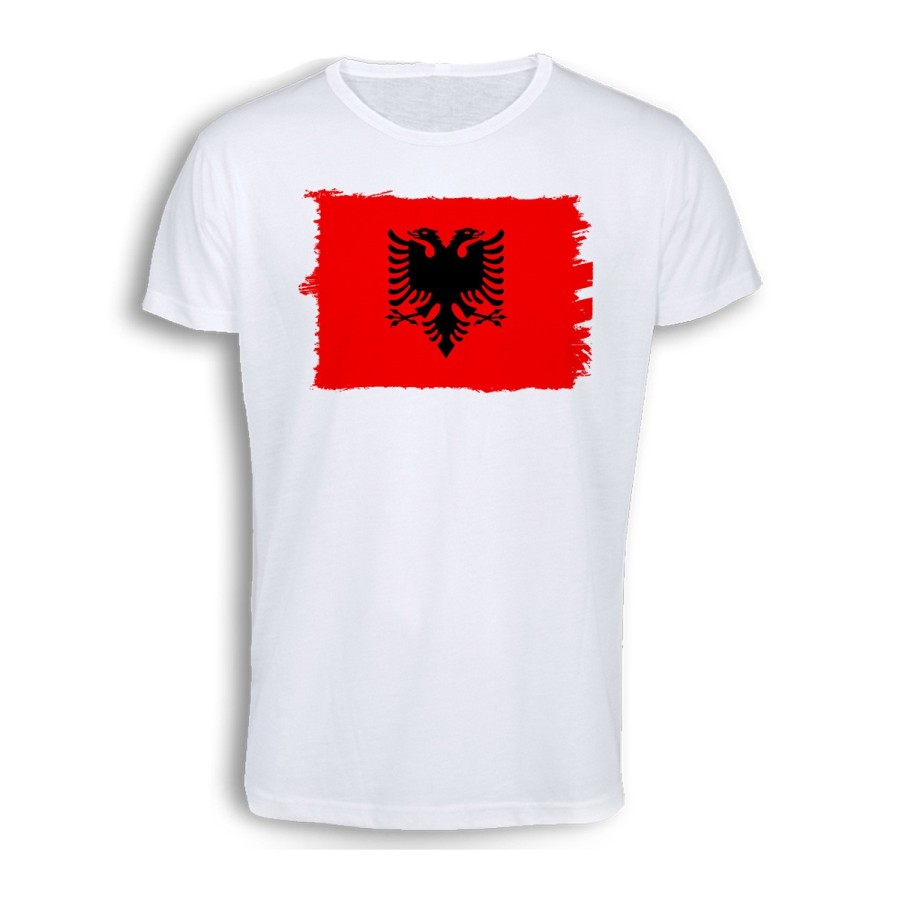 CAMISETA TACTO ALGODÓN bandera albania pais gobierno albanés cómoda personalizada