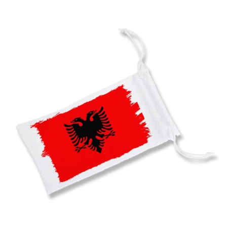 FUNDA BOLSA MULTIUSOS bandera albania pais gobierno albanés gafas dados rol personalizada color