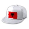 GORRA 5 PANELES REDECILLA TRASERA bandera albania pais gobierno albanés estilo rapero