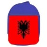 MOCHILA AZUL bandera albania pais gobierno albanés escolar personalizado picnic excursión deporte