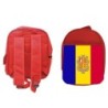 MOCHILA ROJA bandera andorra pais gobierno andorrano escolar personalizado