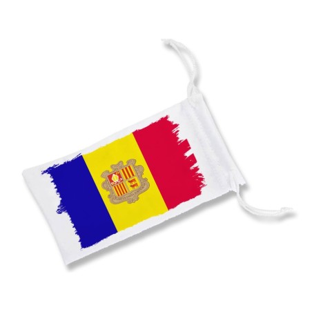 FUNDA BOLSA MULTIUSOS bandera andorra pais gobierno andorrano gafas dados rol personalizada color