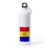 BIDON GRANDE 800 ML ACERO INOXIDABLE bandera andorra pais gobierno andorrano deporte deportivo mosqueton botella