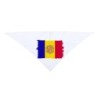 PAÑOLETA TRIANGULAR SUAVE bandera andorra pais gobierno andorrano moda cuello fiestas