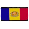 BILLETERA BILLETERO bandera andorra pais gobierno andorrano mujer señora negro monedero