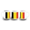 TAZA FOTOLUMINISCENTE bandera bélgica pais gobierno belga BRILLA OSCURIDAD